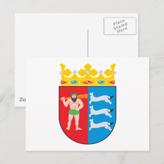 Lapland Coat of Arms Briefkaart (Voorkant / Achterkant)
