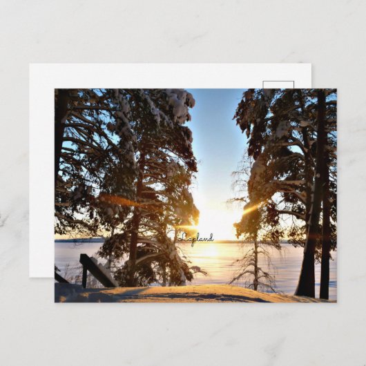 Lapland, Finland Briefkaart (Voorkant / Achterkant)