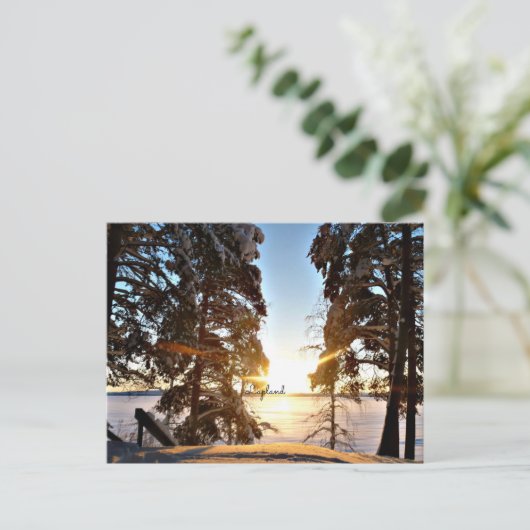 Lapland, Finland Briefkaart (Staand voorkant)