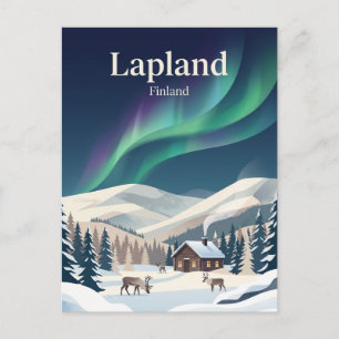 Lapland Finland Briefkaart