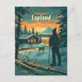 Lapland Finland Briefkaart (Voorkant)