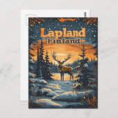 Lapland Finland Briefkaart (Voorkant / Achterkant)