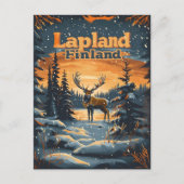 Lapland Finland Briefkaart (Voorkant)