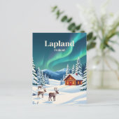 Lapland Finland Briefkaart (Staand voorkant)