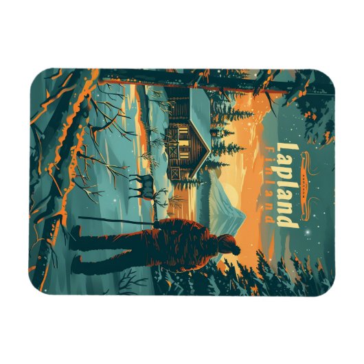 Lapland Finland Magneet (Horizontaal)