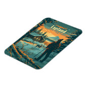 Lapland Finland Magneet (Linkerzijde)