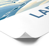 Lapland Finland Reisprint Poster (Hoek)