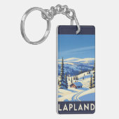  Lapland Finland Reizen Sleutelhanger (Voorkant Links)