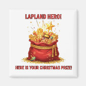 Lapland Hero Christmas Prize Reward Motivation Mag Magneet (Voorkant)