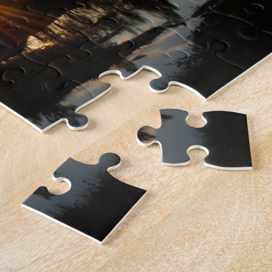 Lapland in de zomer - Puzzle Legpuzzel (Zijkant)