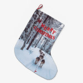 Lapland Kerstrendieren & Husky sledehonden Grote Kerstsok (Voorkant (Hangend))