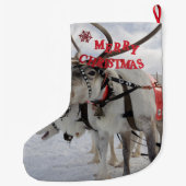 Lapland Kerstrendieren & Husky sledehonden Grote Kerstsok (Achterkant)