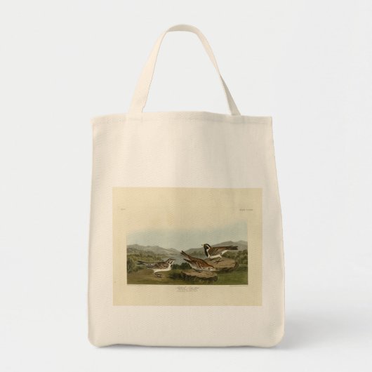 Lapland Long-pur, van Audubon's Birds of America Tote Bag (Voorkant)