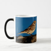 Lapland Longspur op een Sunlit Log Magische Mok (Links)