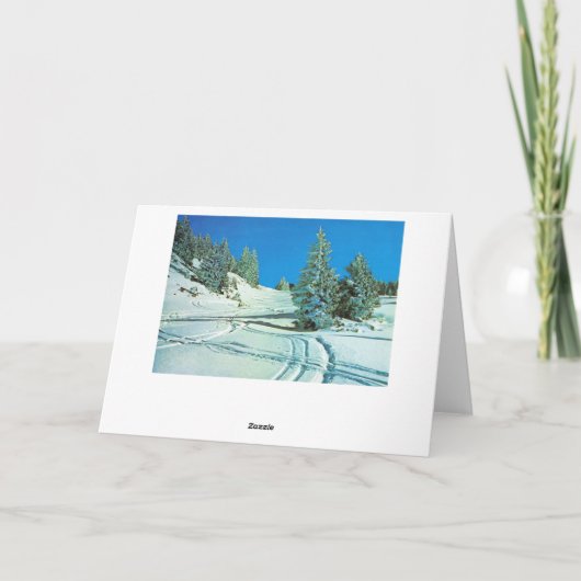  Lapland, Noors hout Feestdagen Kaart (Achterkant)