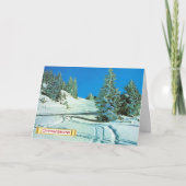  Lapland, Noors hout Feestdagen Kaart (Voorkant)