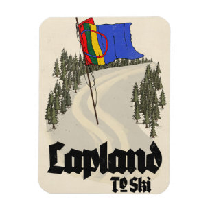 Lapland om te skiën magneet