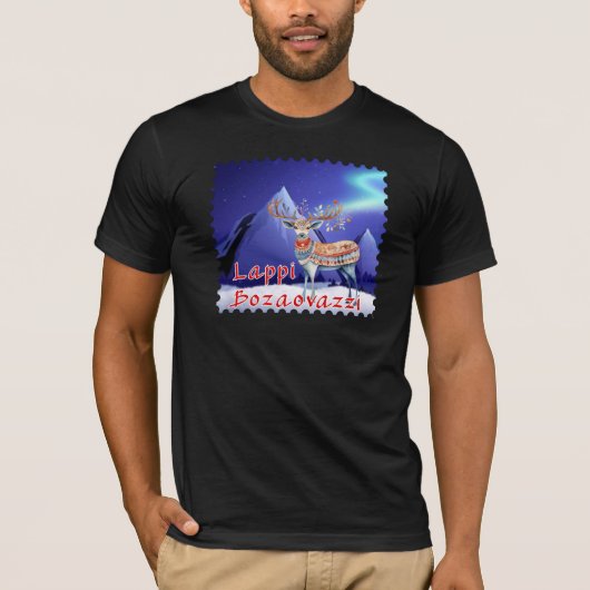 Lapland Sami rendierherders 🦌 Lappi Bozaovazzi T-shirt (Voorkant)