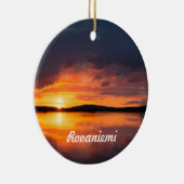 Lapland Sunset Keramisch Ornament (Rechts)