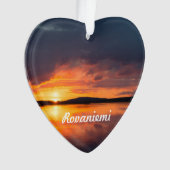 Lapland Sunset Ornament (voorkant)