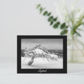 Lapland winter souvenir briefkaart (Staand voorkant)