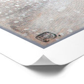 Laplanders in een storm poster (Hoek)