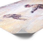 Laplanders in Snowstorm - Sneeuwstorm Lappar i Poster (Hoek)