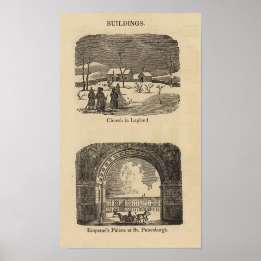 Laplandkerk, Palace Sint-Petersburgh Poster (Voorkant)
