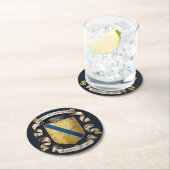 Laporte dit Saint Georges Wapen 5 Ronde Kartonnen Onderzetter (Insitu)