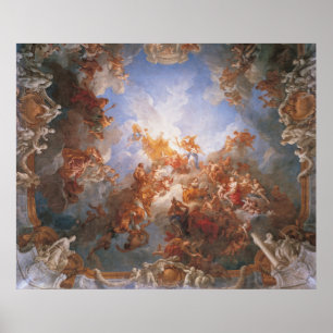 L'Apothéose d'Hercule - Lemoyne - Versailles Poster