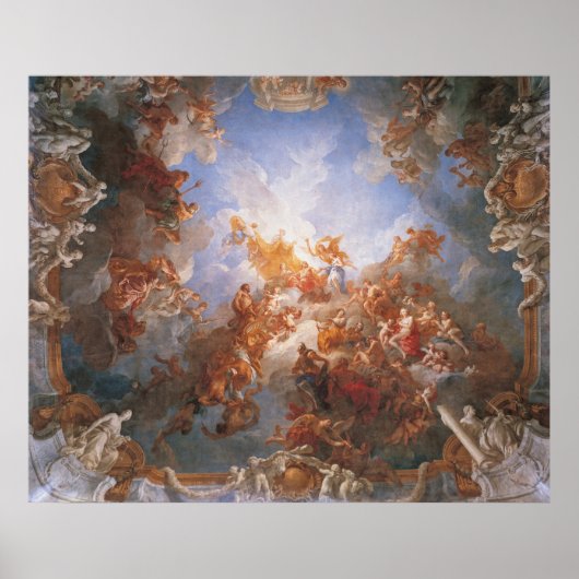 L'Apothéose d'Hercule - Lemoyne - Versailles Poster (Voorkant)