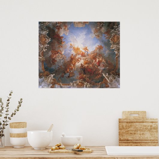 L'Apothéose d'Hercule - Lemoyne - Versailles Poster (Keuken)
