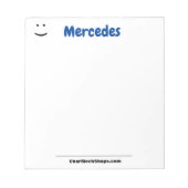 Lappad voor Mercedes Notitieblok (Voorkant)