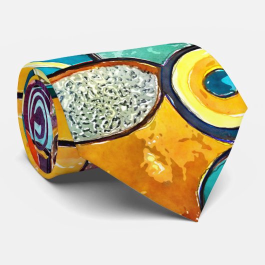 lappendeken stropdas (Opgerold)