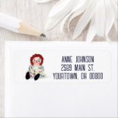 lappenpop op wit etiket (Insitu)