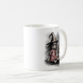 Lappenpopheks en kat koffiemok (Voorkant rechts)