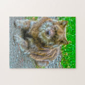 Lapphond. Legpuzzel (Horizontaal)