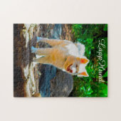 Lapphund-hond. Legpuzzel (Horizontaal)