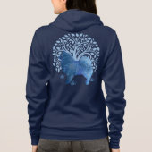 LAPPHUND TREE OF LIFE met rits voor en achter Hoodie (Achterkant)