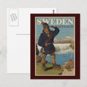 Lappland Zweden Briefkaart (Voorkant / Achterkant)