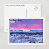 Lapporten de Gateway aan Lapland Briefkaart (Voorkant / Achterkant)