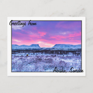 Lapporten de Gateway aan Lapland Briefkaart