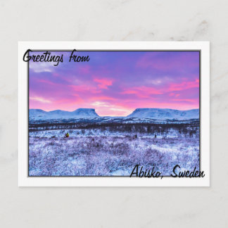 Lapporten de Gateway aan Lapland Briefkaart