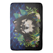 LAPPY BLISS blue waves Crate of Bath mat (Voorkant Verticaal)