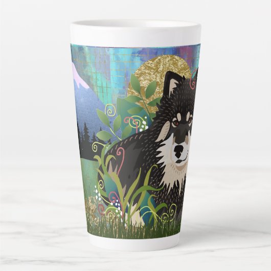 LAPPY BLISS omwikkelt ontwerp mok (Voorkant)