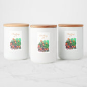 Lapte jam voedselcontainer etiket (Flessen)