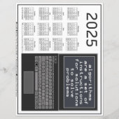Laptop Algoritmen Oplossen Problemen 2025 Kalender (Voorkant)