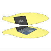 Laptop cartoon illustratie basketbal (Panelen)