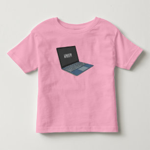 Laptop cartoon illustratie kinder shirts