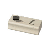 Laptop cartoon illustratie rubberstempel (Stempel)